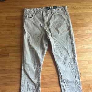 H&M, slim fit, khaki pants